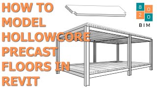 How to Model Precast Hollowcore Plank Floors in Revit [upl. by Revlys92]