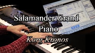 Korg Kronos  Free Yamaha C5 Salamander Grand Piano [upl. by Solokin]