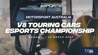 2024 Motorsport Australia V8 Touring Car Esports Championship  Round 1  Sebring [upl. by Henley13]