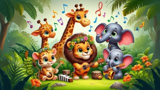 Os sons da Selva Música Animada Música de Criança Música infantil [upl. by Myers]