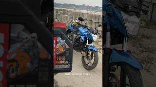 bike engine oil change gixxermonotone motorcycletips suzukigixxer oilchange [upl. by Paik]