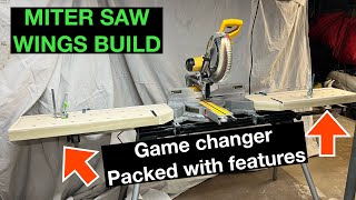 Miter Saw Wings Build  Shop Project [upl. by Hana652]