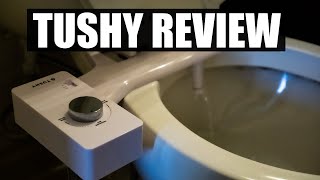 Tushy Classic Toilet Seat Bidet Unboxing Install and Review [upl. by Daenis]