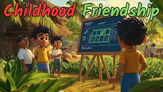 Childhood Friendship  Moral Stories in English Bedtime Stories Story for Kids [upl. by Aronson]