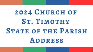 2024 State of the Parish Address [upl. by Cryan758]