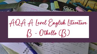 How to write an A Level essay  Othello 2 AQA AL Eng Lit B [upl. by Arturo]