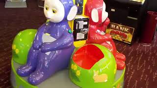 Jolly Roger Teletubbies carousel kiddie ride [upl. by Ettenor306]