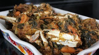 Easy Haitian Legume With Crab  Seafood Haitian Legume Recipe  Episode 196 [upl. by Cis]