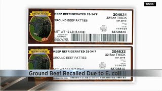 Ground beef recalled due to E coli [upl. by Janeva]