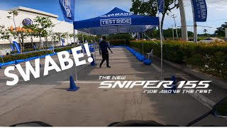 YAMAHA FASTFEST in DAVAO  Test Ride ng Sniper at Aerox [upl. by Retsae]