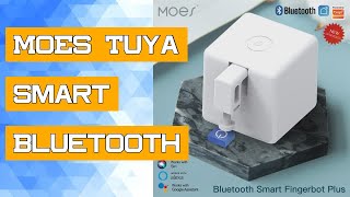 MOES Tuya Smart Bluetooth Fingerbot Switch Button Pusher Smart Life App Voice Control via Alexa Goo [upl. by Arrotal]