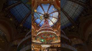 Galeries Lafayette  Christmas decorations 🇫🇷 Décorations de Noël  Paris FRANCE [upl. by Alyad6]