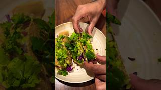 Fish Tacos with Avacado Salsa ASMR [upl. by Huai]