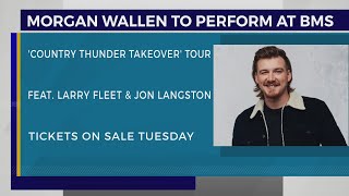 Morgan Wallen coming to Bristol Motor Speedway [upl. by Lovel]