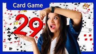 How to play 29 CARD GAME in Hindi  Interesting CARD GAME for 4 Players  28 Card Game Tutorial [upl. by Parish]