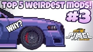 Pixel Car Racer The Top 5 weirdest modifications 3 [upl. by Kanya955]