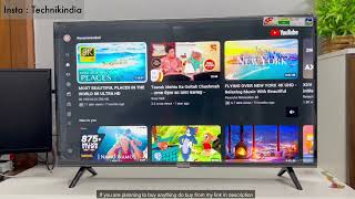 iFFALCON TCL 40 inch F53 TV at 13K only  Full HD LED TV Review  Android 11  App support [upl. by Erreit]