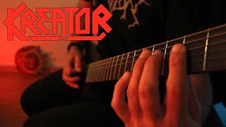 Kreator  When The Sun Burns Red Full Guitar Cover With Solo [upl. by Berthold]