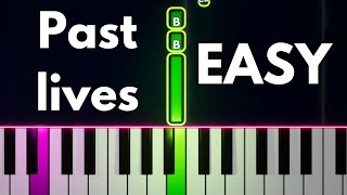 Pastlives  Sapientdream  EASY Piano [upl. by Merchant]