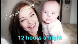 How I got my 4 month old to sleep through the night in 3 days [upl. by Uhthna]