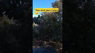 Tenter des trucs de nouvelles trajectoires des fois ça passe des fois ça passe pas mtblove mtb [upl. by Ihana681]