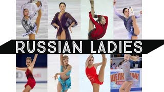 Figure Skating  Russian Ladies HD [upl. by Otreblif]