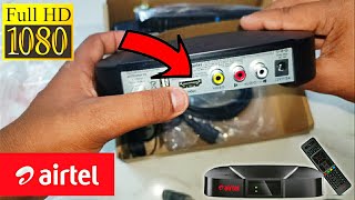 Airtel Dolby HD set top box Unboxing Review in Hindi  Airtel HD recorder box कैसे चलाए हिन्दी में [upl. by Macy587]