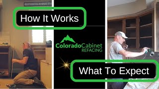 Kitchen Cabinet Refacing  How It Works amp What To Expect  Colorado Cabinet Refacing [upl. by Ayikaz966]