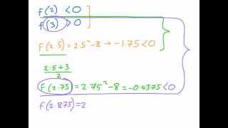 How to perform Interval Bisections  Numerical Methods  Finding Approximations [upl. by Derraj]