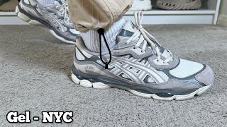 Asics Gel NYC Reviewamp On foot [upl. by Olympias984]