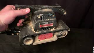 Sears Craftsman Belt Sander [upl. by Weiser150]