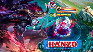 HANZO  JUNGLE GAMEPLAY  MOBILE LEGENDS   MLBB [upl. by Obellia]