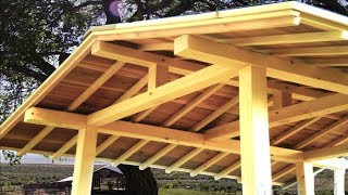 Woodworking Japanese Joinery Gable Board [upl. by Nagiem]