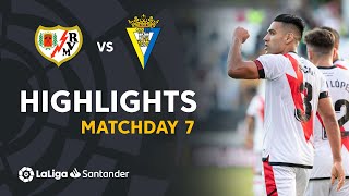 Resumen de Rayo Vallecano vs Cádiz CF 31 [upl. by Dnalkrik]