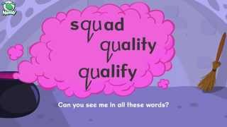 Nessy Reading Strategy  Qu Words  Queen of Witches  Learn to Read [upl. by Einohpets]