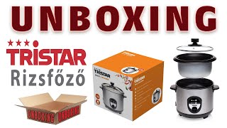 UNBOXING  TRISTAR RK6127 Automata rizsfőző [upl. by Marabelle]