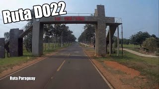 Ruta D022  Conducir en tiempo real  Driving in Paraguay [upl. by Araec]