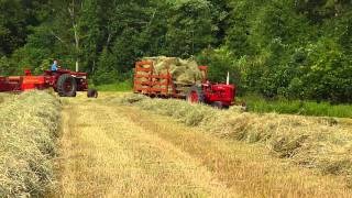 Baling Hay in PA [upl. by Barbabas]