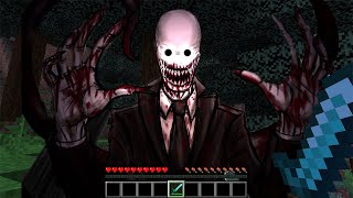 Exploring Slendermans Forest in Minecraft at 300 AM Scary Minecraft Video [upl. by Hueston]