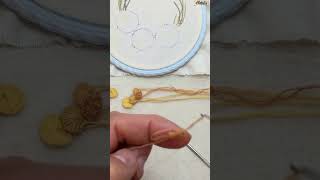 Easy 3D Embroidered Roses Tutorial for Beginners handembroidery embroideryforbeginners [upl. by Seabury480]