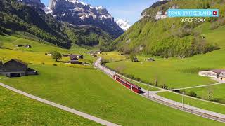 Switzerland train  Switzerland train mountain  Switzerland train winter  Switzerland train view [upl. by Nitsid]