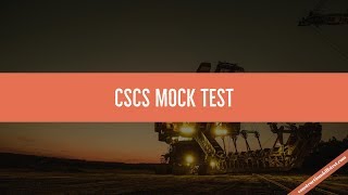 CSCS Mock Test Questions and Answers  CSCS Test [upl. by Esiahc]