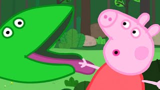 Peppas Visit To The Dinosaur Park 🦖  Peppa Pig Official Full Episodes [upl. by Odom]