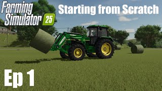 STARTING FROM SCRATCH in Riverbend Springs  FS25  Farming Simulator 25 [upl. by Nehte]