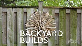 DIY Driftwood 3 Ways  Backyard Builds [upl. by Marnie]