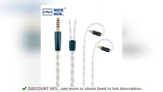 ✔️2023 NiceHCK FourMix Earphone Cable Quaternary Alloy Upgrade Wire 35 [upl. by Aicila]