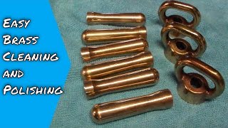 How to Clean Brass with Homemade Bronze and Brass Cleaner Hack  Bonus on Polishing [upl. by Symon]