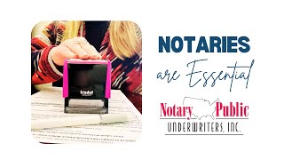 Notaries are essential Become a Notary today [upl. by Cocks129]