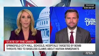 Dana Bash Gets Checked By JD Vance over claims about Haitian immigrants Part 12 [upl. by Gunter615]