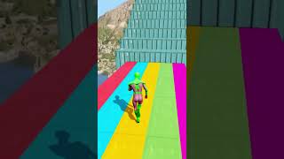 GTA 5 Epic Ragdolls  SpiderMan JumpsFails ep 299 [upl. by Dumanian]